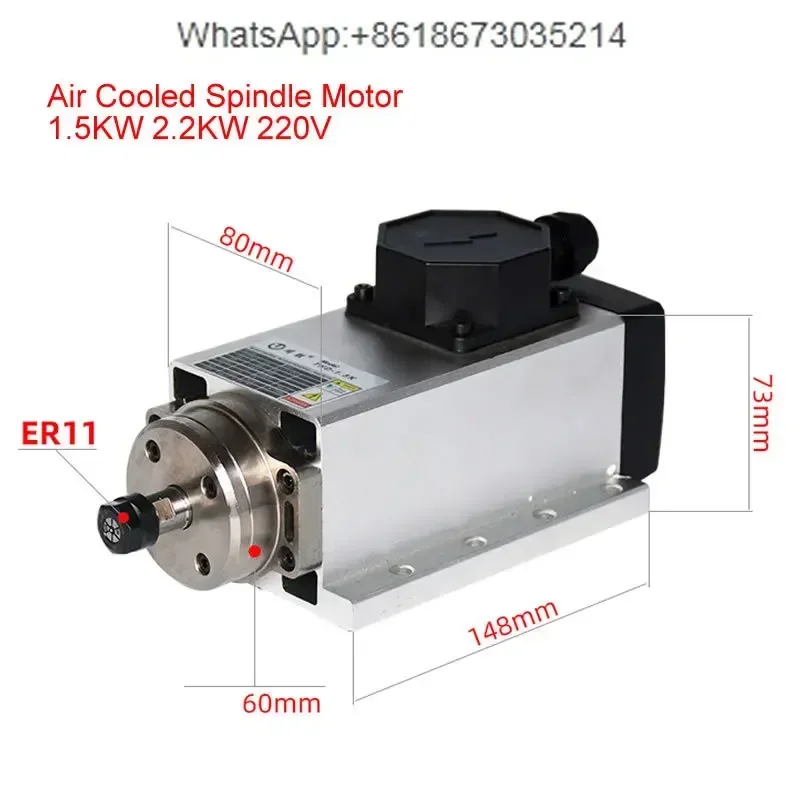 800W 1.5W 2.2KW 3.5KW 4.5KW 6K - Er20 Collet Chuck Spindle Motor 220V ulasan dan harga