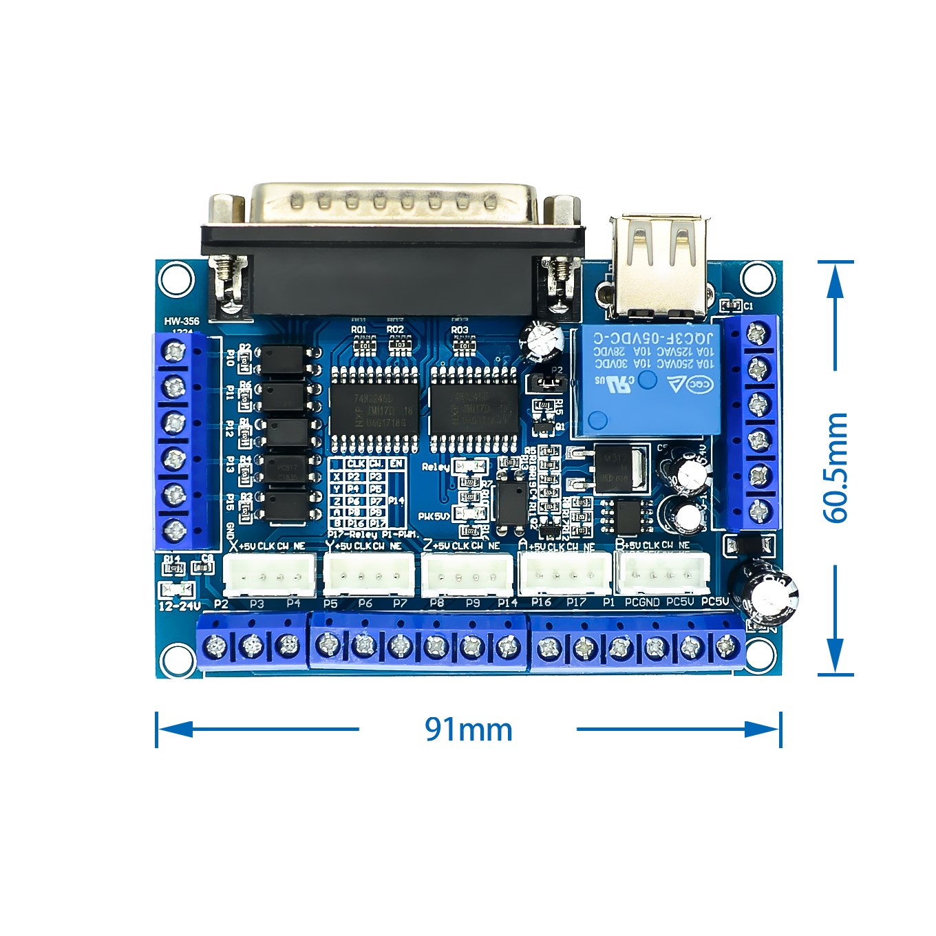Upgraded 5 Axis CNC Interface  - 5 Axis Cnc Breakout Board Interface Mach3 ulasan dan harga